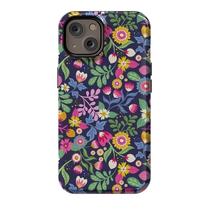 iPhone 14 StrongFit Bright Flowers Colors by ArtsCase