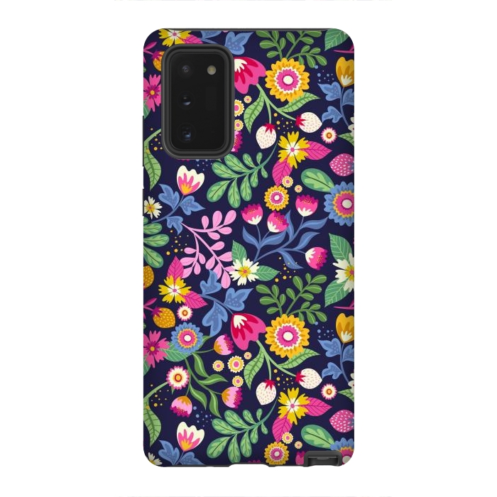 Galaxy Note 20 StrongFit Bright Flowers Colors by ArtsCase