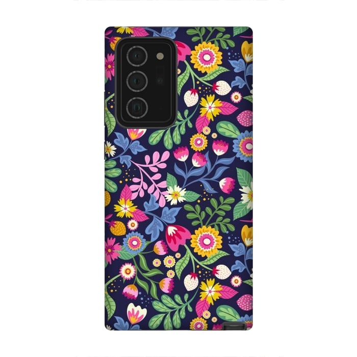 Galaxy Note 20 Ultra StrongFit Bright Flowers Colors by ArtsCase