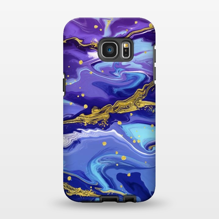 Galaxy S7 EDGE StrongFit Colorful Marble by ArtsCase