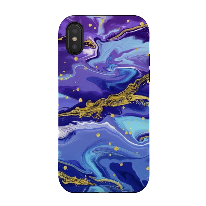 iPhone Xs / X StrongFit Colorful Marble by ArtsCase