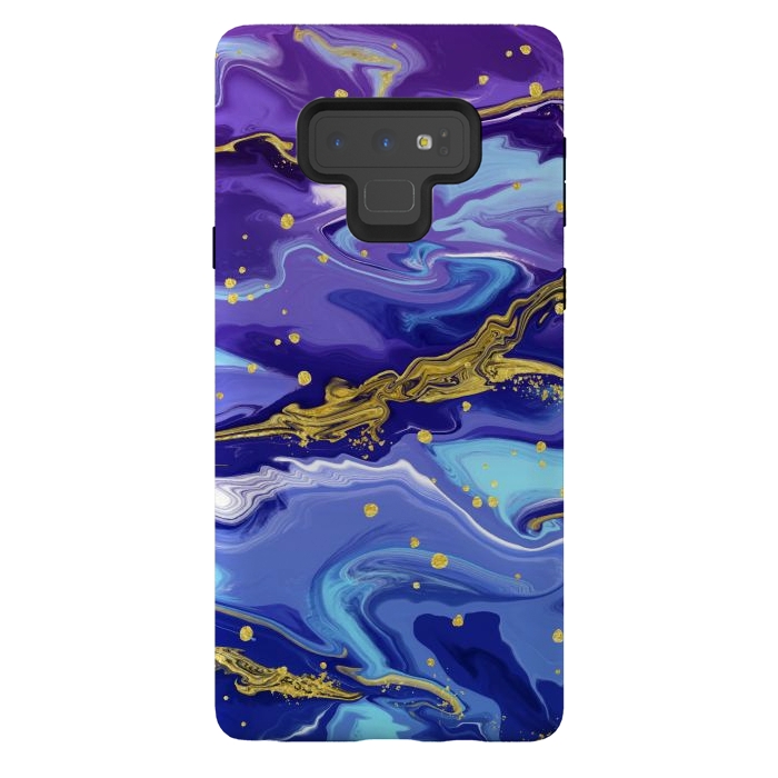 Galaxy Note 9 StrongFit Colorful Marble by ArtsCase