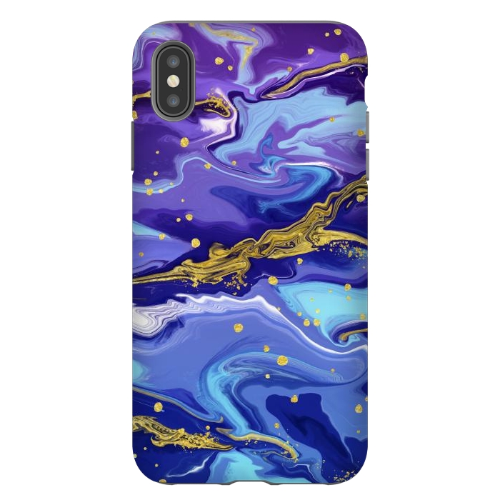 iPhone Xs Max StrongFit Colorful Marble by ArtsCase