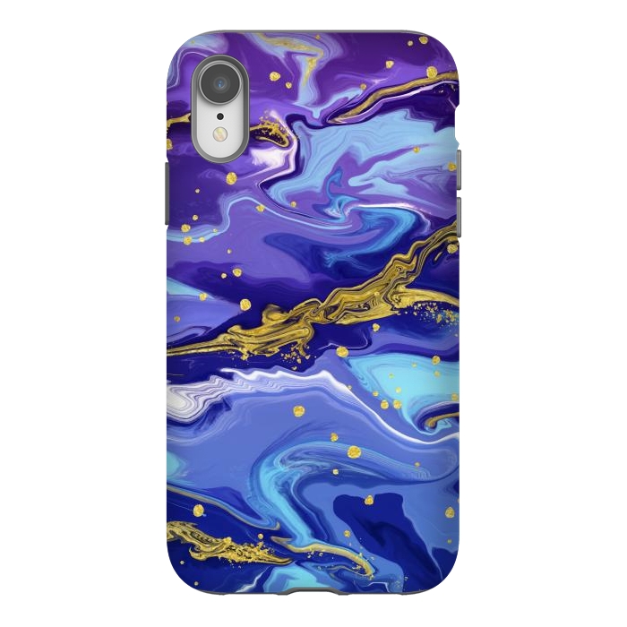 iPhone Xr StrongFit Colorful Marble by ArtsCase