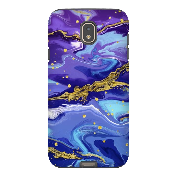 Galaxy J7 StrongFit Colorful Marble by ArtsCase