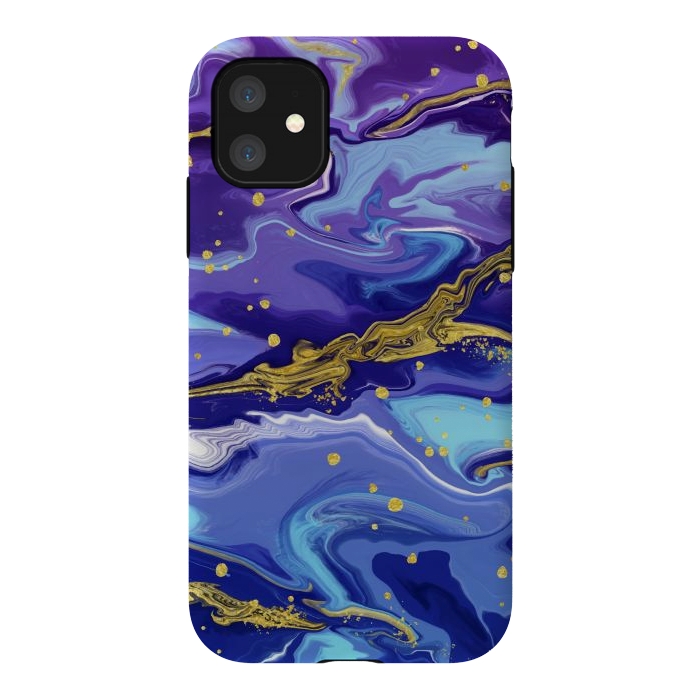 iPhone 11 StrongFit Colorful Marble by ArtsCase