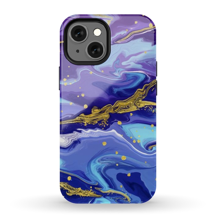 iPhone 12 mini StrongFit Colorful Marble by ArtsCase