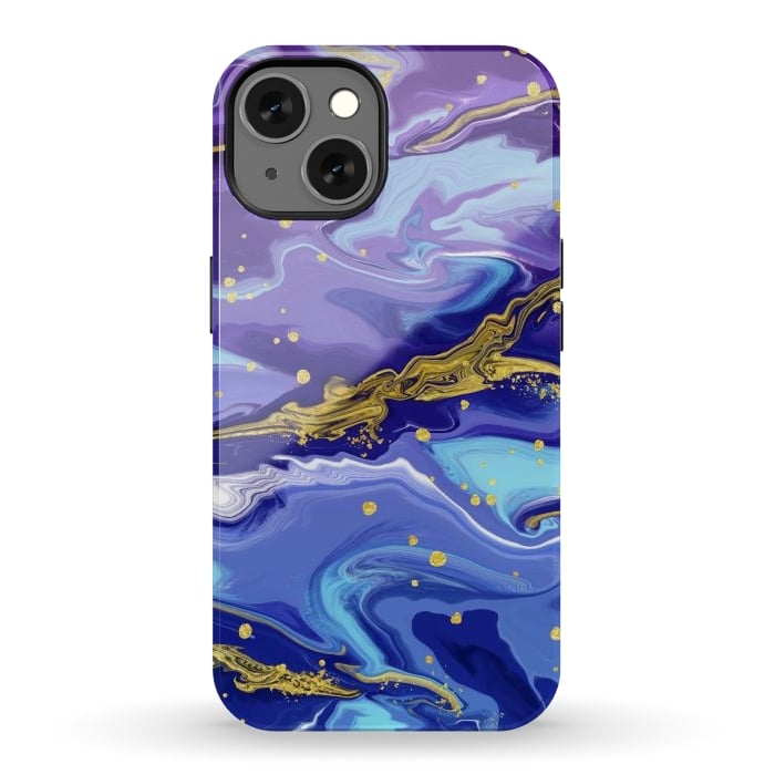 iPhone 13 StrongFit Colorful Marble by ArtsCase