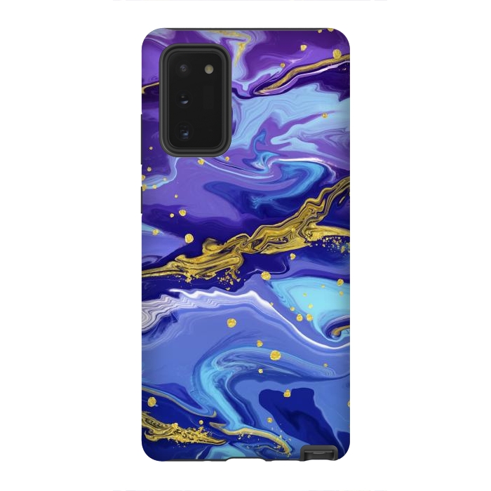 Galaxy Note 20 StrongFit Colorful Marble by ArtsCase