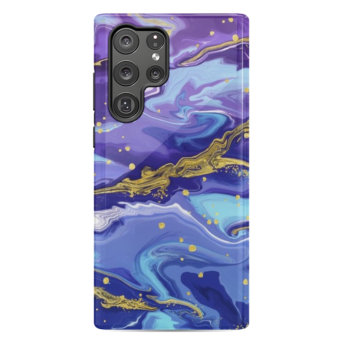 Galaxy S22 Ultra StrongFit Colorful Marble by ArtsCase