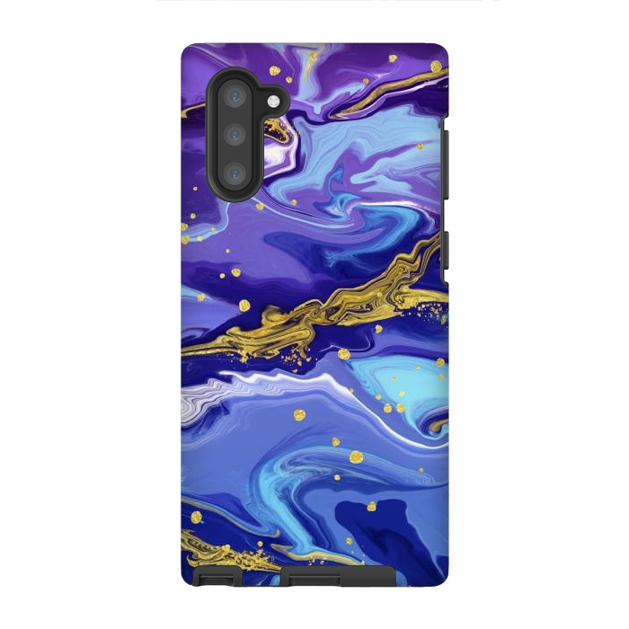 Galaxy Note 10 StrongFit Colorful Marble by ArtsCase