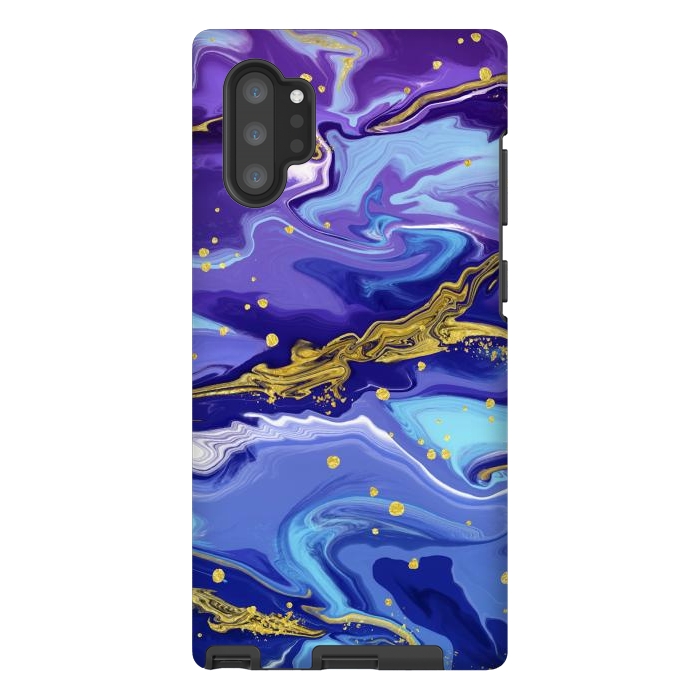 Galaxy Note 10 plus StrongFit Colorful Marble by ArtsCase