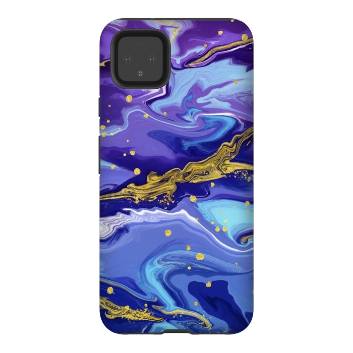 Pixel 4XL StrongFit Colorful Marble by ArtsCase