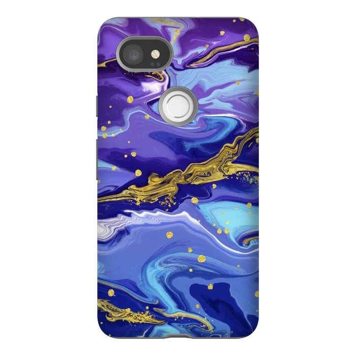 Pixel 2XL StrongFit Colorful Marble by ArtsCase