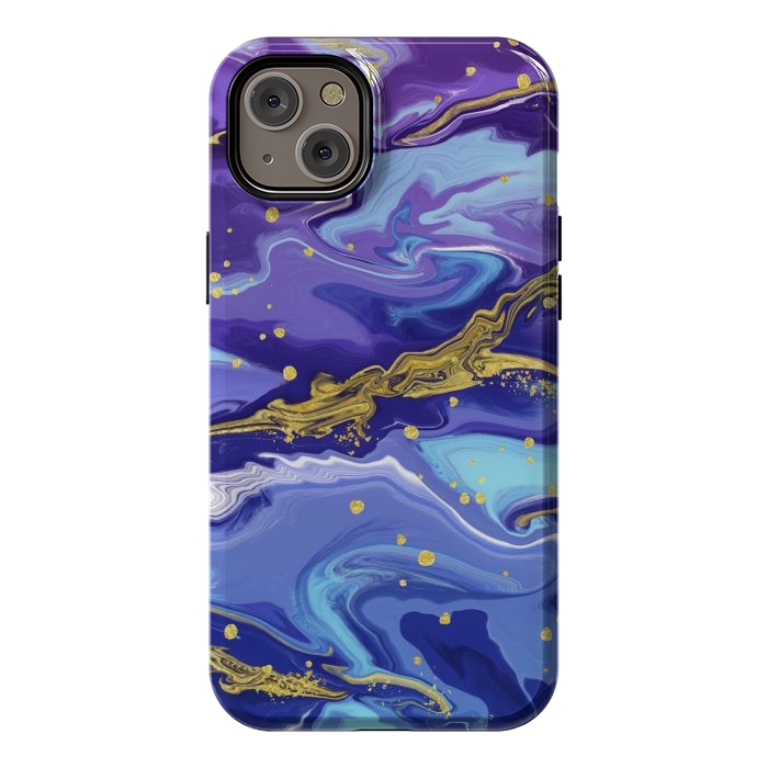 iPhone 14 Plus StrongFit Colorful Marble by ArtsCase