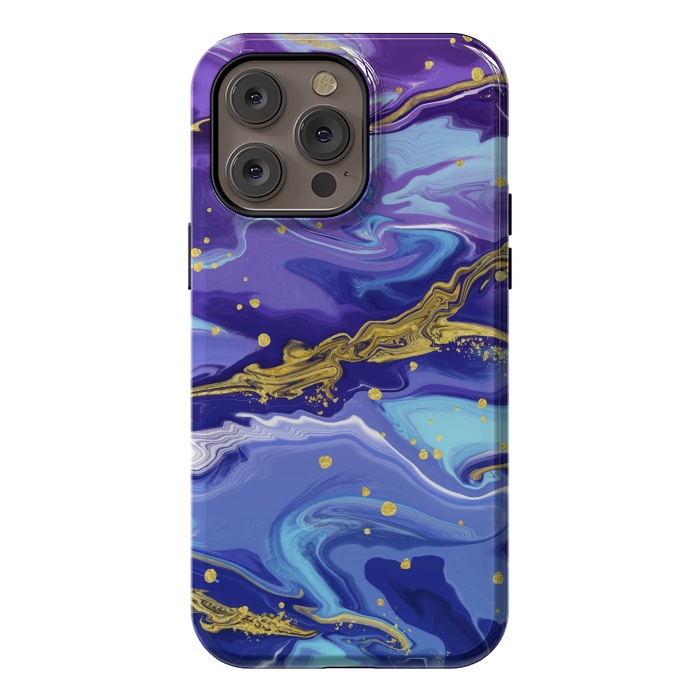 iPhone 14 Pro max StrongFit Colorful Marble by ArtsCase