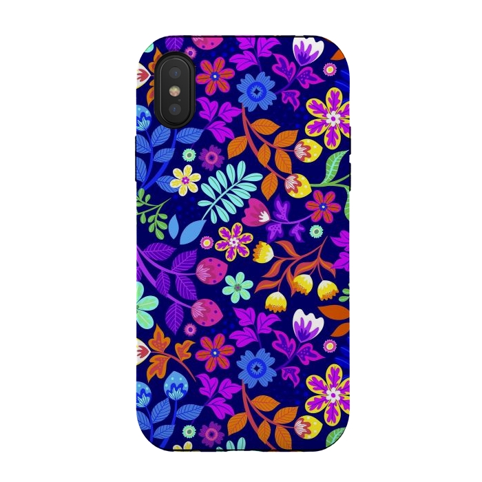 iPhone Xs / X StrongFit Cute Flowers I by ArtsCase