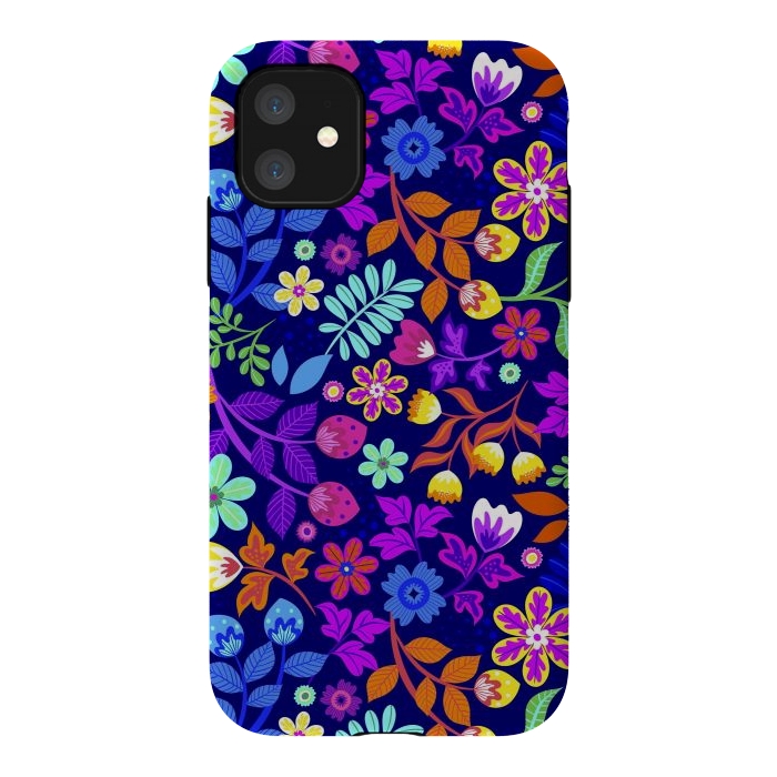 iPhone 11 StrongFit Cute Flowers I by ArtsCase