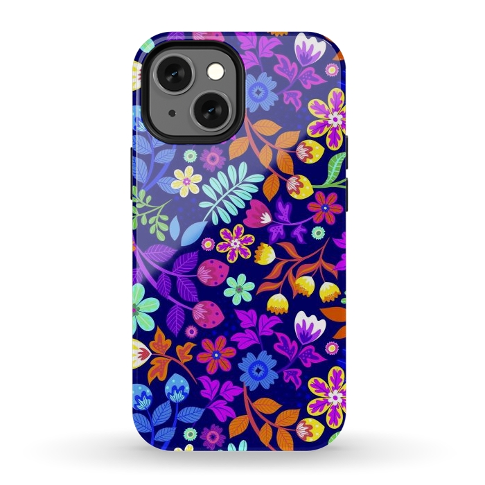iPhone 12 mini StrongFit Cute Flowers I by ArtsCase