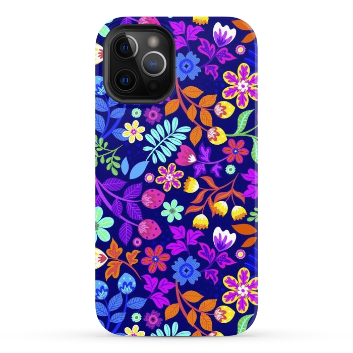 iPhone 12 Pro Max StrongFit Cute Flowers I by ArtsCase