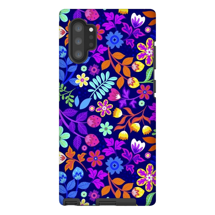 Galaxy Note 10 plus StrongFit Cute Flowers I by ArtsCase