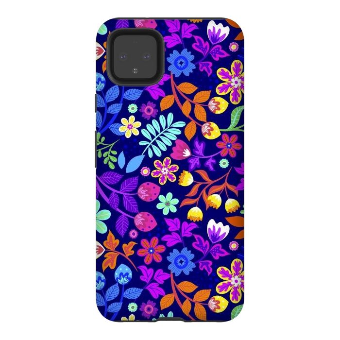 Pixel 4XL StrongFit Cute Flowers I by ArtsCase