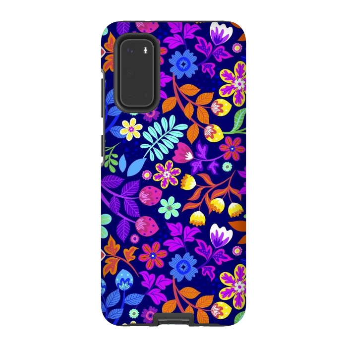 Galaxy S20 StrongFit Cute Flowers I by ArtsCase