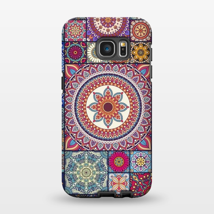 Galaxy S7 EDGE StrongFit Different Types of Mandalas by ArtsCase