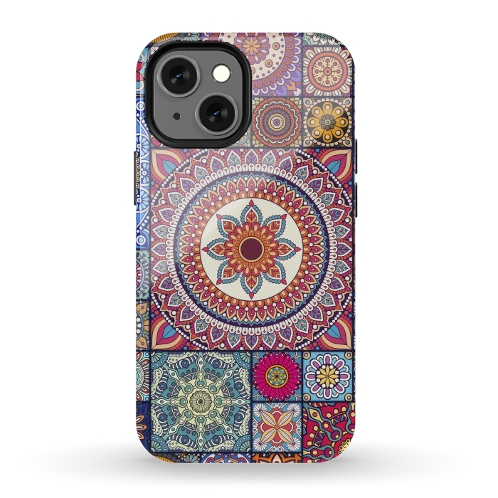 iPhone 12 mini StrongFit Different Types of Mandalas by ArtsCase