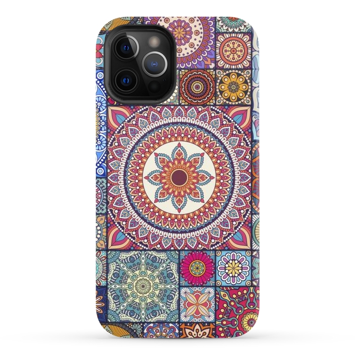 iPhone 12 Pro StrongFit Different Types of Mandalas by ArtsCase