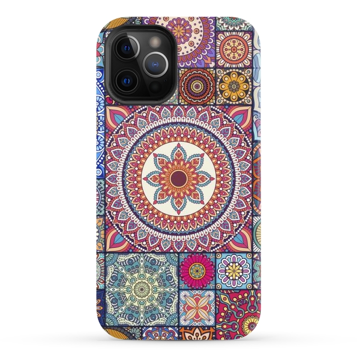 iPhone 12 Pro Max StrongFit Different Types of Mandalas by ArtsCase
