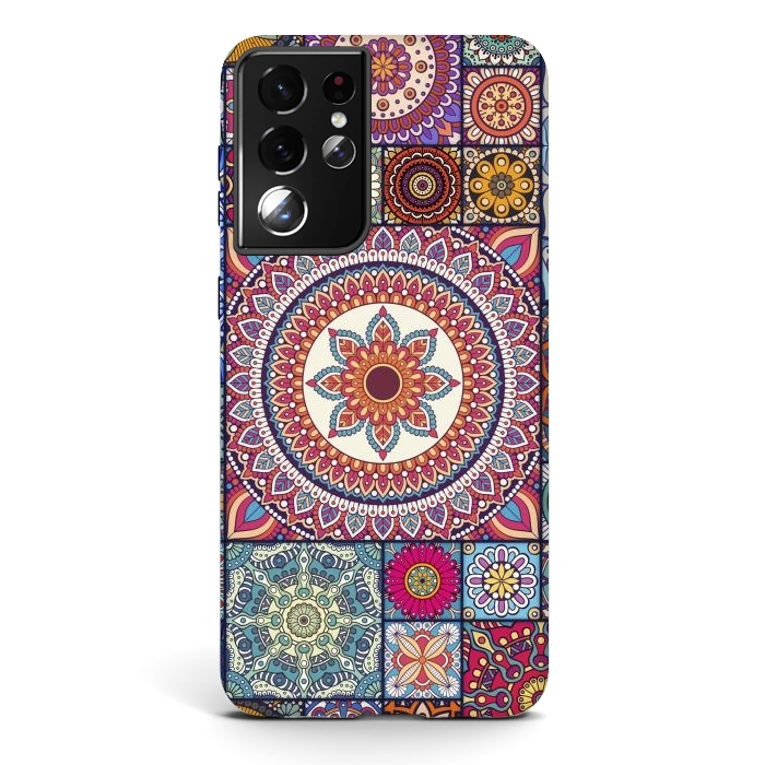Galaxy S21 ultra StrongFit Different Types of Mandalas by ArtsCase