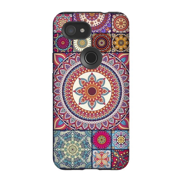 Pixel 3A StrongFit Different Types of Mandalas by ArtsCase