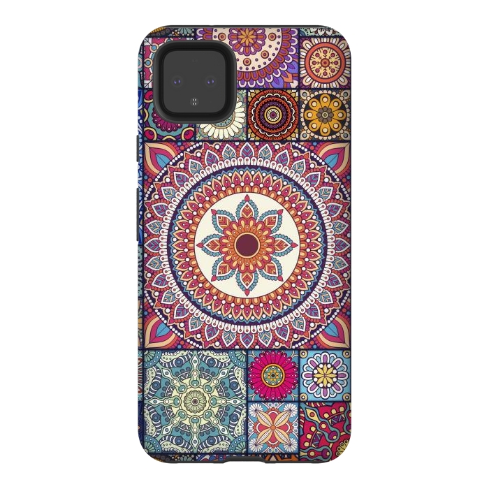 Pixel 4XL StrongFit Different Types of Mandalas by ArtsCase