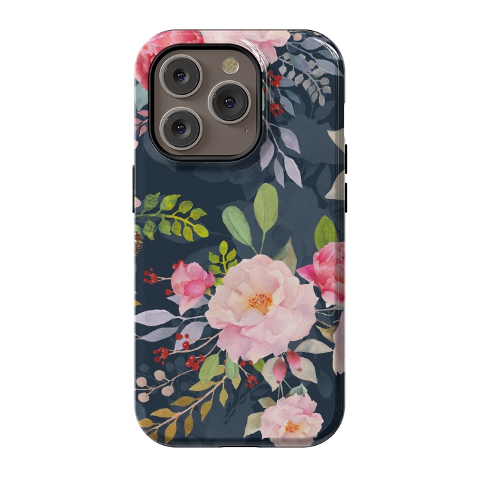 iPhone 14 Pro StrongFit Floral Pattern XXXXXXX by ArtsCase