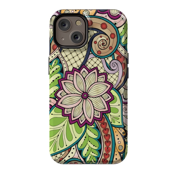 iPhone 14 StrongFit Ornamental Seamless Ethnic Pattern by ArtsCase