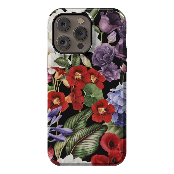 iPhone 14 Pro max StrongFit Design Floral Pattern II by ArtsCase