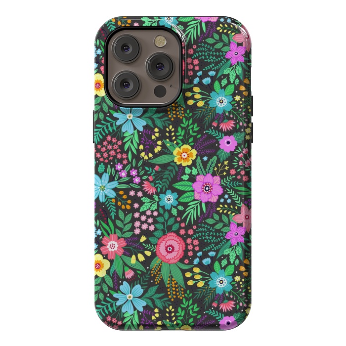 iPhone 14 Pro max StrongFit Elegant Floral Pattern III by ArtsCase
