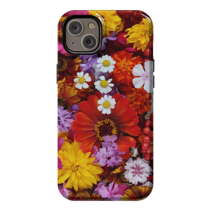 iPhone 14 Plus StrongFit Flowers in Different Shapes and Colors V  by ArtsCase