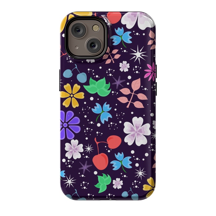 iPhone 14 StrongFit Flowers with Purple Tones XXX  by ArtsCase