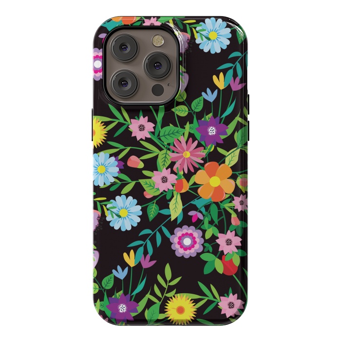 iPhone 14 Pro max StrongFit Pattern Doodle Spring by ArtsCase