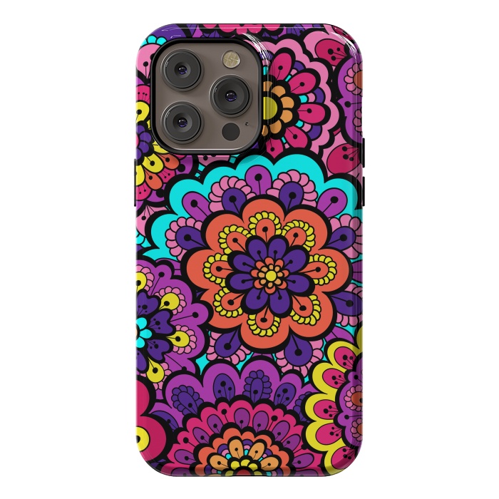iPhone 14 Pro max StrongFit Patterns Doodle Spring XII by ArtsCase