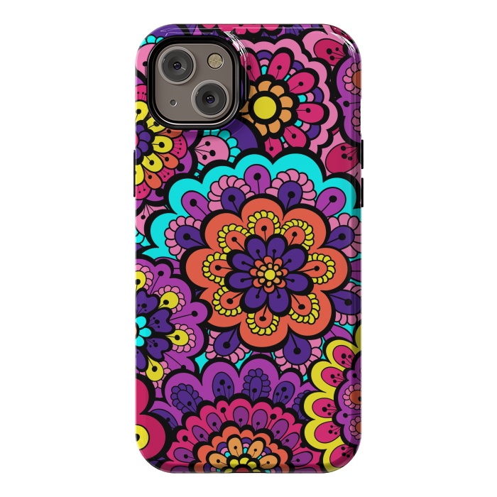iPhone 14 Plus StrongFit Patterns Doodle Spring XII by ArtsCase