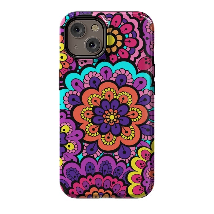 iPhone 14 StrongFit Patterns Doodle Spring XII by ArtsCase