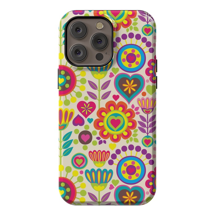 iPhone 14 Pro max StrongFit Sweet Pink Flowers 789 by ArtsCase