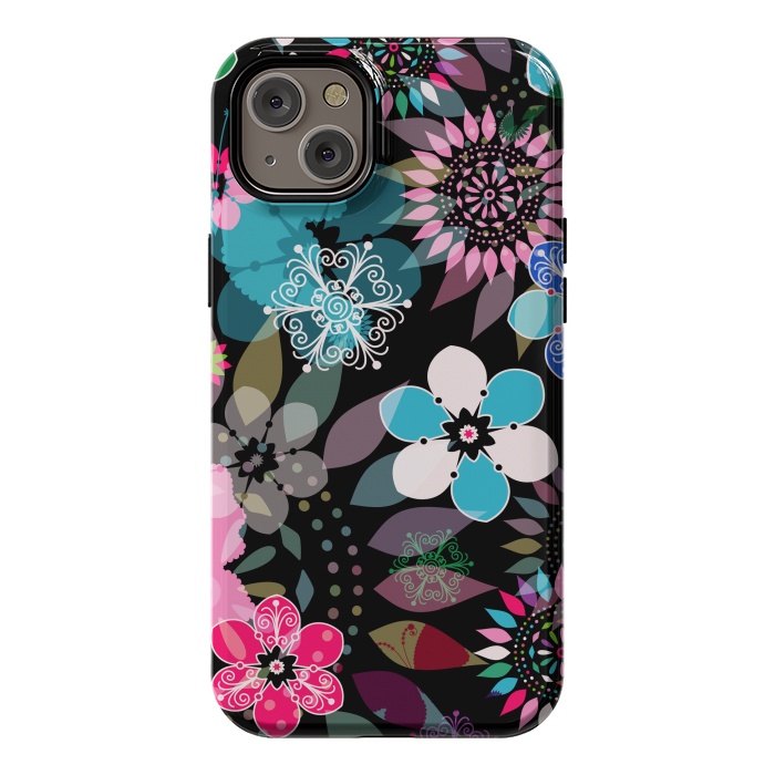 iPhone 14 Plus StrongFit Seamless Patterns with Flowers XII by ArtsCase