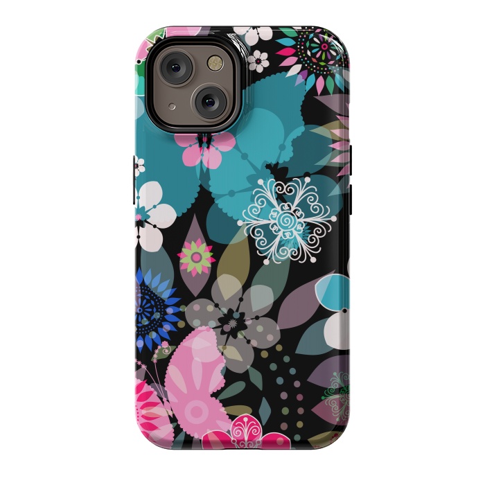 iPhone 14 StrongFit Seamless Patterns with Flowers XII by ArtsCase