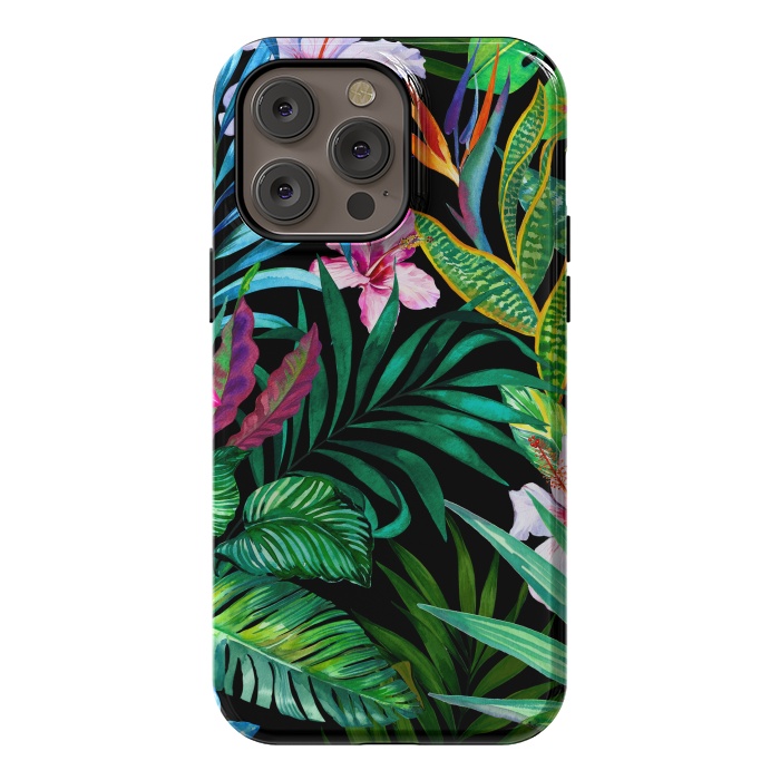 iPhone 14 Pro max StrongFit Tropical Exotic Pattern by ArtsCase