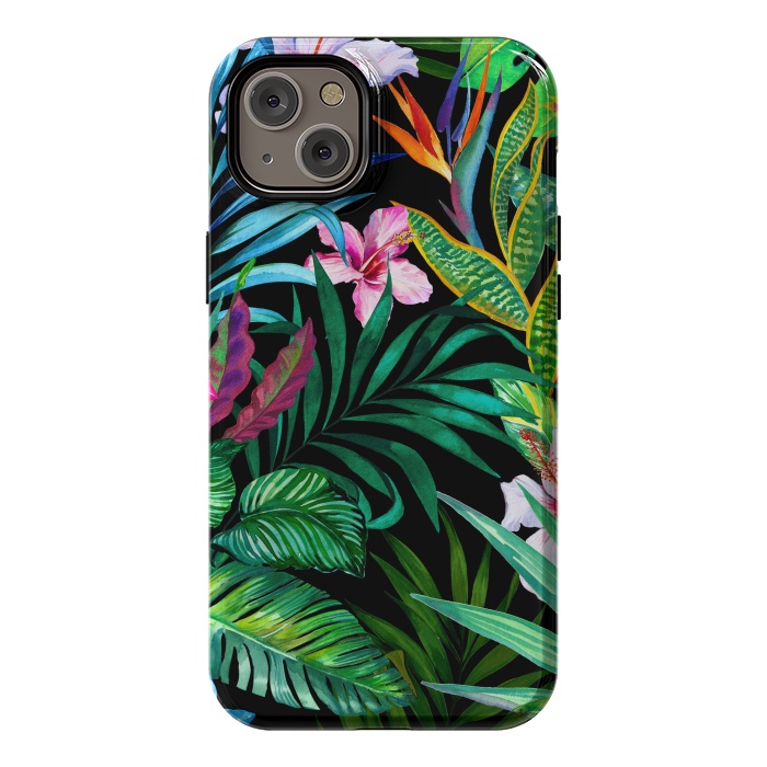 iPhone 14 Plus StrongFit Tropical Exotic Pattern by ArtsCase