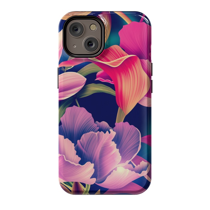 iPhone 14 StrongFit Tropical Flowers XVII by ArtsCase